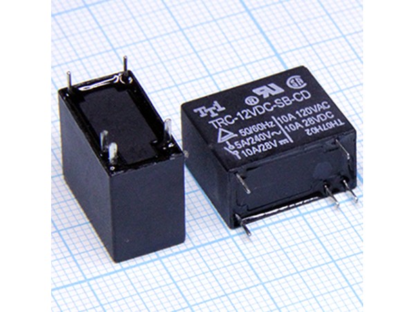 Реле 12VDC TRC-12VDC-SB-CD 1C 10A/240VAC