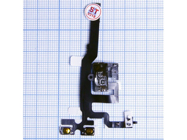 iPhone 4S шлейф с разъемом гарнитуры original (черный)
