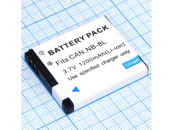 Аккумулятор CANON NB-8L 3,7V/1200 mAh SEB-PV008