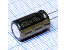 Конд.820/16V 1016 +105°C WL