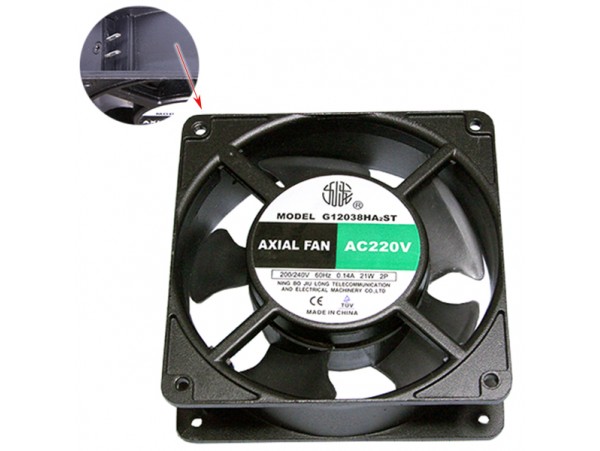Вентилятор 220V/0,14А 120х120х38 G12038HA2ST