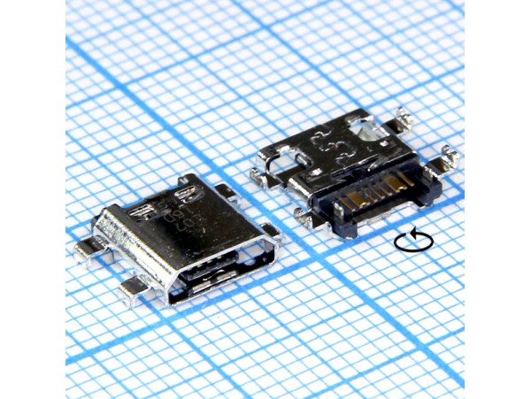 SAM S7270/S7580/G7105 разъем microUSB 7pin оригинал