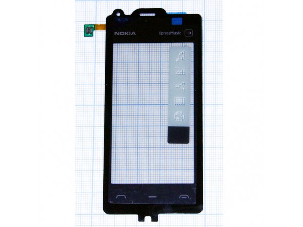 Nokia 5530 XM тачскрин черный ориг. (Китай)