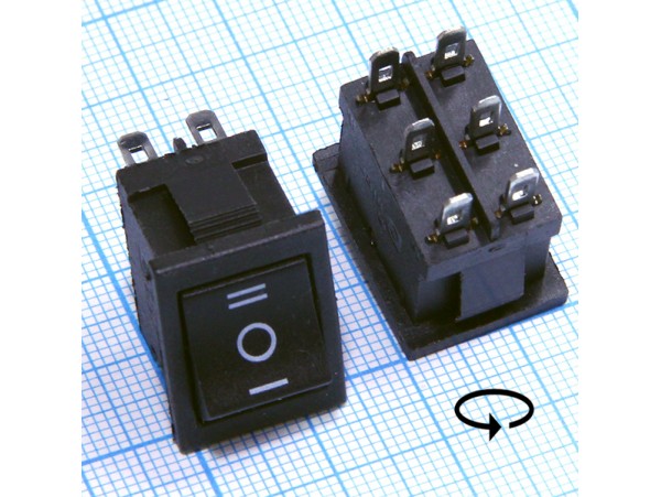 MRS-203-3 250V/6A on-off-on переключатель
