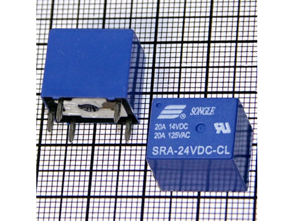 Реле 24VDC SRA-24VDC-CL 1C 20A/120VAC