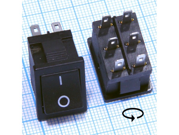 RWB-209 250V/6A on-on переключатель
