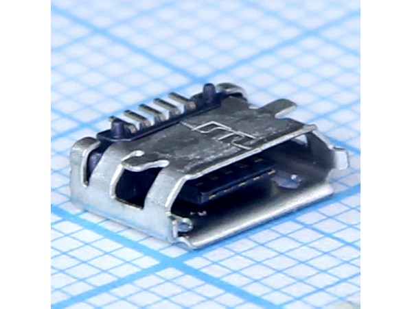 Micro USB 5pin 5S тип B Гн. на плату