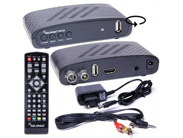 Selenga T81D ресивер эфирный+кабельный DVB-C+FM радио