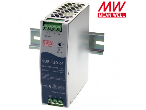 БП 24V5A на DIN рейку SDR-120-24 Блок питания