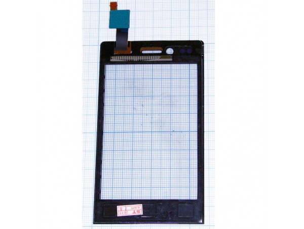 Sony Xperia ST23I тачскрин черный