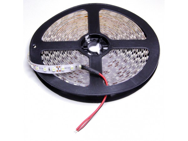 Лента белая 12V 5W/m 120 led/m 2835SMD светодиоднаяIP20