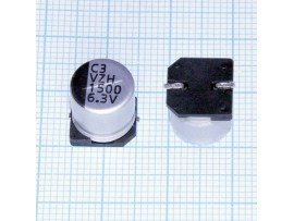 Конд.1500/6,3V 1010+105°С EZV-F smd