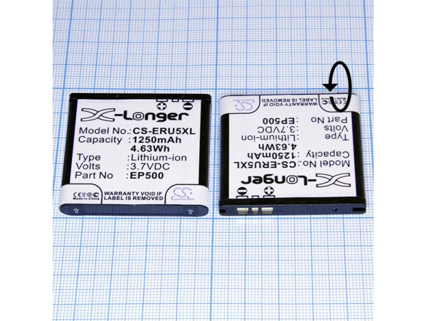 SonyERIC EP500 Акк. Li-lon 1250mAh