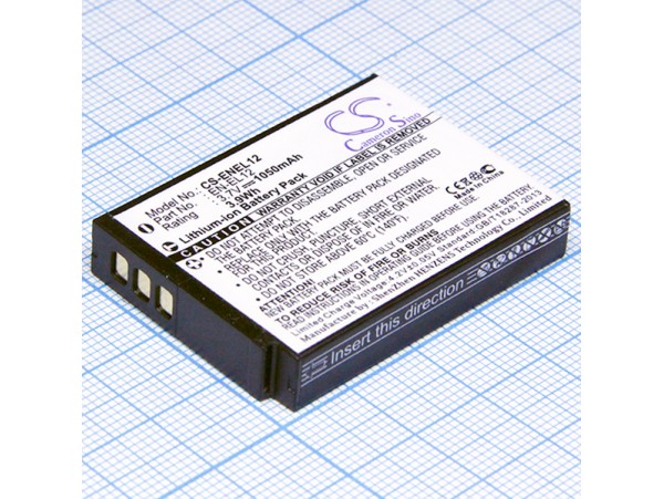 Аккумулятор Nikon EN-EL12 3,7V/1050Ah