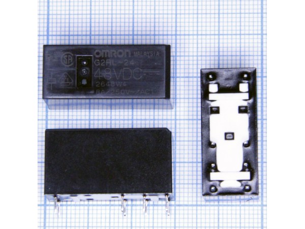 Реле 48VDC G2RL2448DC 2C 8А/250VAC