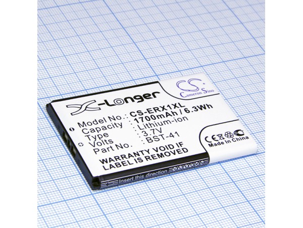 SonyERIC BST-41 Акк. Li-lon 1700mAh CS-ERX1XL