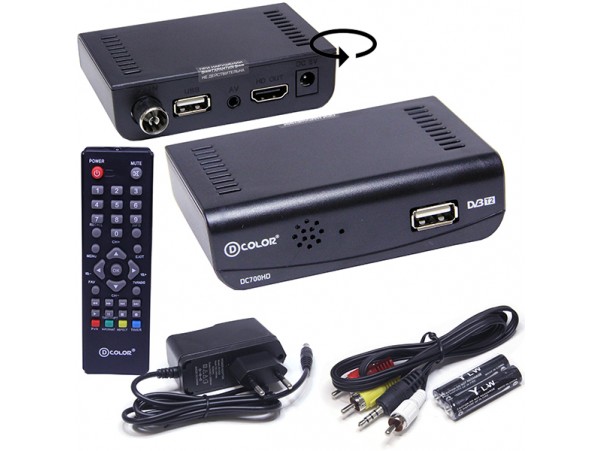 D-COLOR DC700HD ресивер эфирный DVB-T2