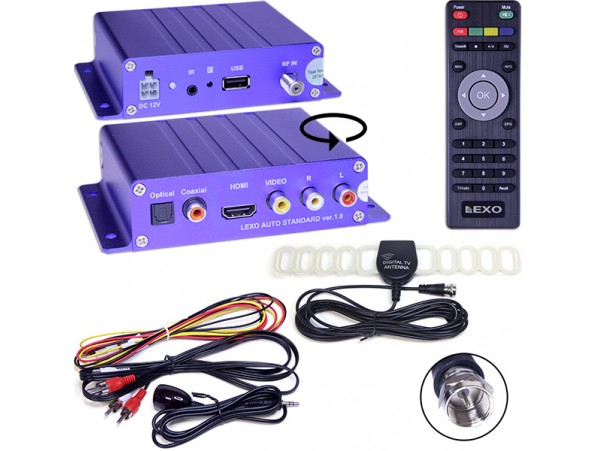 Ресивер Lexo Auto Standard DVB-T2 автомобильный