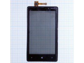 Nokia Lumia 820 тачскрин в рамке черный