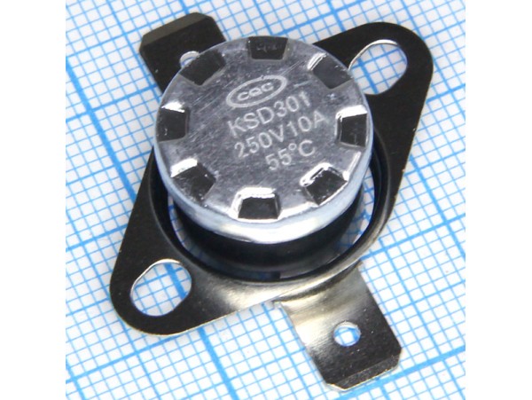 KSD-301-055С 250V10A термостат нормально замкнутый
