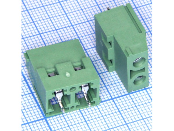 DG129-7.62-2 клеммник 2к шаг 7,62мм на плату
