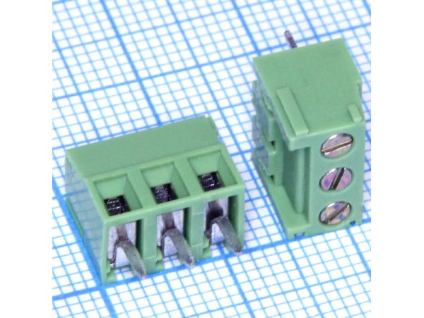 XY303V-03P клеммник 3к. шаг 3,81мм, лифт