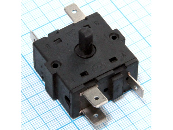 Перекл. 3-х позиционный 5-конт. 250V/15A