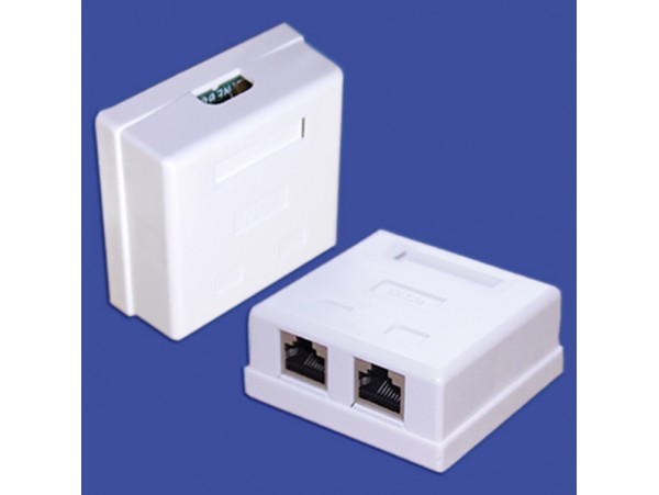 Розетка Т/Ф 5кат.под 8p8c(двойная)