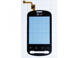 LG P350 тачскрин черный