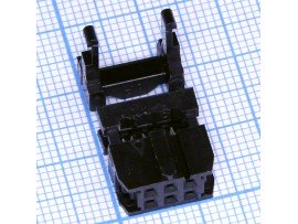 IDC-6 (2,54) розетка 6к.(2х3)на шлейф