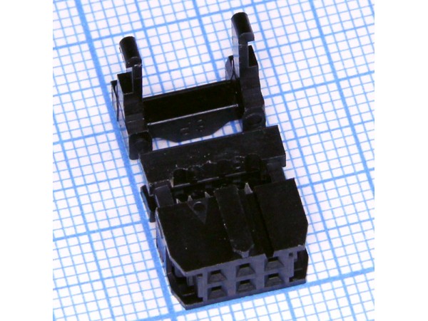 IDC-6 (2,54) розетка 6к.(2х3)на шлейф