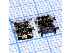 Mini USB 8 pin MU-08 mini gold