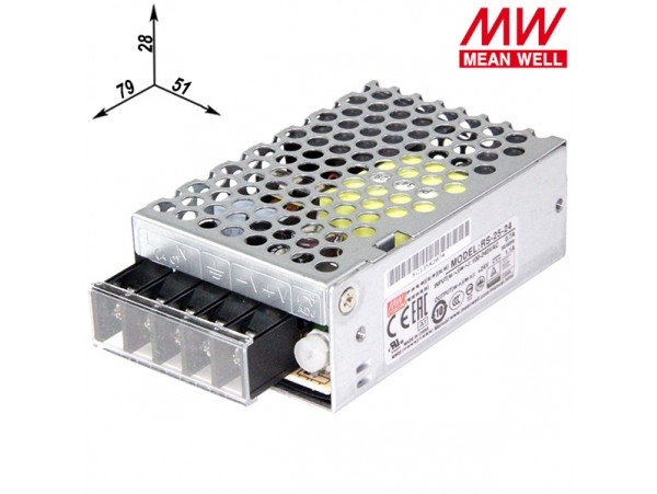 БП 24V1,1A Клеммы RS-25-24 Блок питания