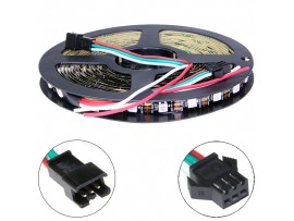 WS2812B-60Led  IP20 чёрная лента светодиодная