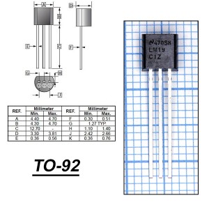 LM19CIZ/NOPB Термодатчик