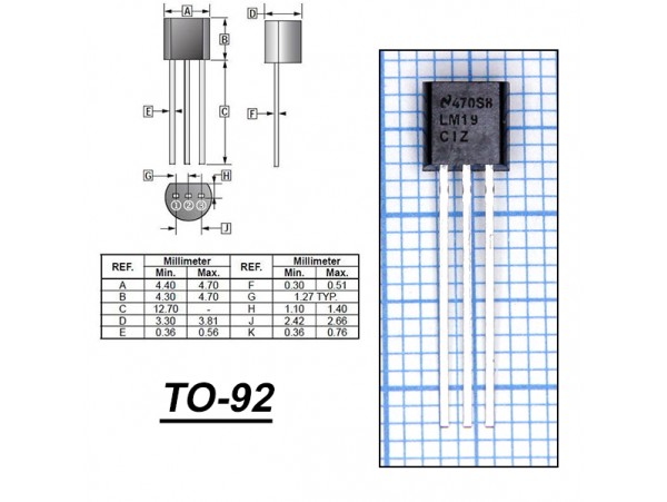 LM19CIZ/NOPB Термодатчик