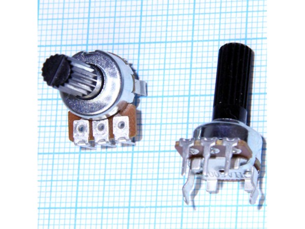 Резистор 500К d=12, L=17 на пл верт R1212N-A500K,L-25KC