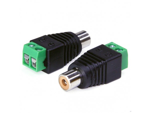 RCA розетка с винтовой колодкой