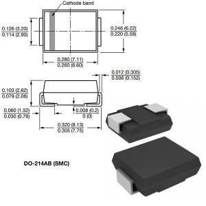 SS34 40V/3A диод Шоттки