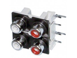 RCA-411 гнездо на плату