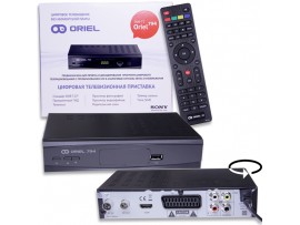 Oriel-794 ресивер эфирный DVB-T2,HD без шнура RCA