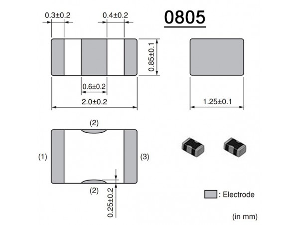 NFM21PC104R1E3 фильтр керамический SMD0805
