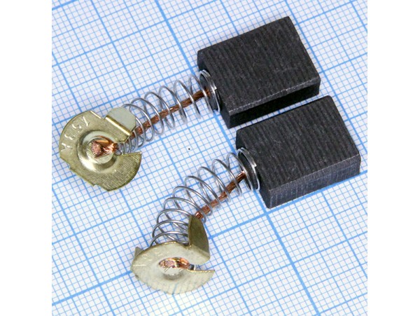 Щетки 6,5x13,5x17 (пружина) для эл.двиг., пара