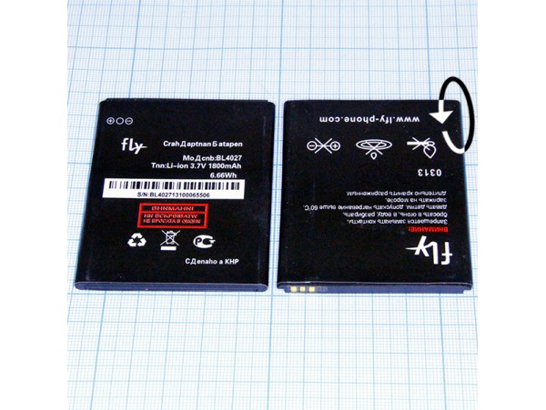 FLY IQ4410 Акк.Li-lon 3.7V/1800mAh BL4027