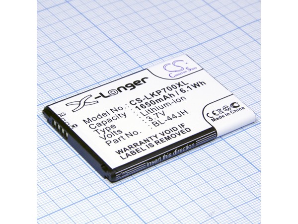 LG L7, P700 аккумулятор (BL-44JH) CS-LKP700XL