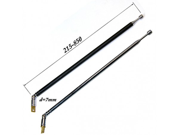 АНТЕННА d=7; 215/850 телескопическая с поворотным устр.