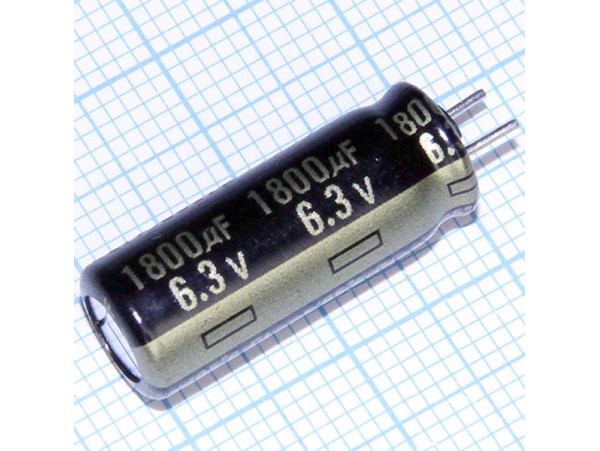 Конд.1800/6,3V 0820+105°С CapXon
