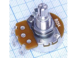 Резистор 25к под гайку RV24AF-10E6-20K-B25K-10J9