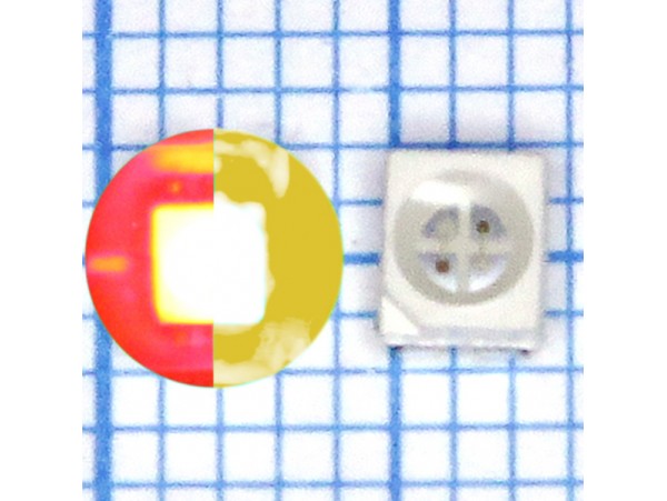 Чип LED KAA-3528SURKSYKC кр/жёлт. 3.5x2.8мм