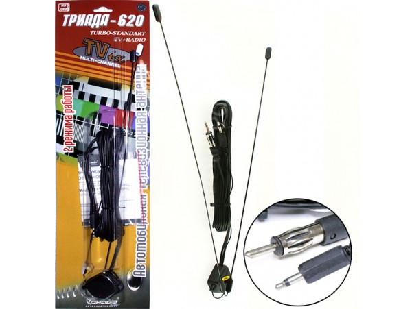 Антенна DVB-T,FM,УКВ Триада-620 TVix автомобильная